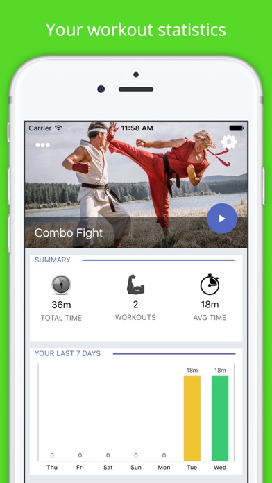 Karate Combo Fighting Workout Screenshot