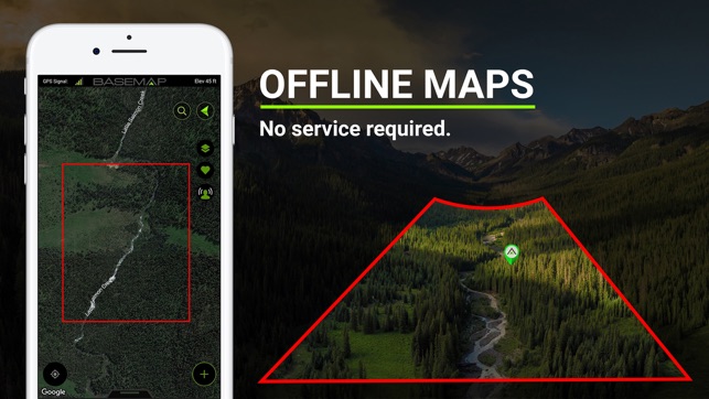 basemap hunting fishing app