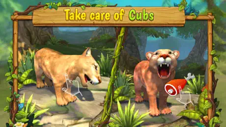 Cougar Family Sim Wild Forest