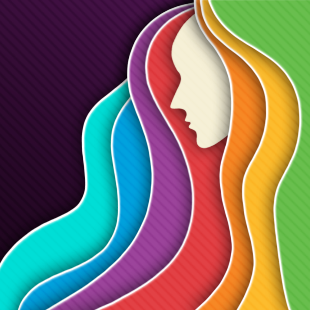 Hair Color Changer⁺ App Icon
