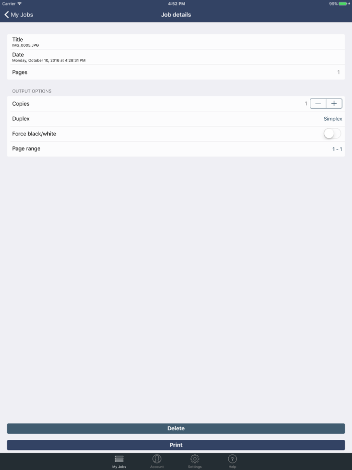 SafeCom Mobile Print