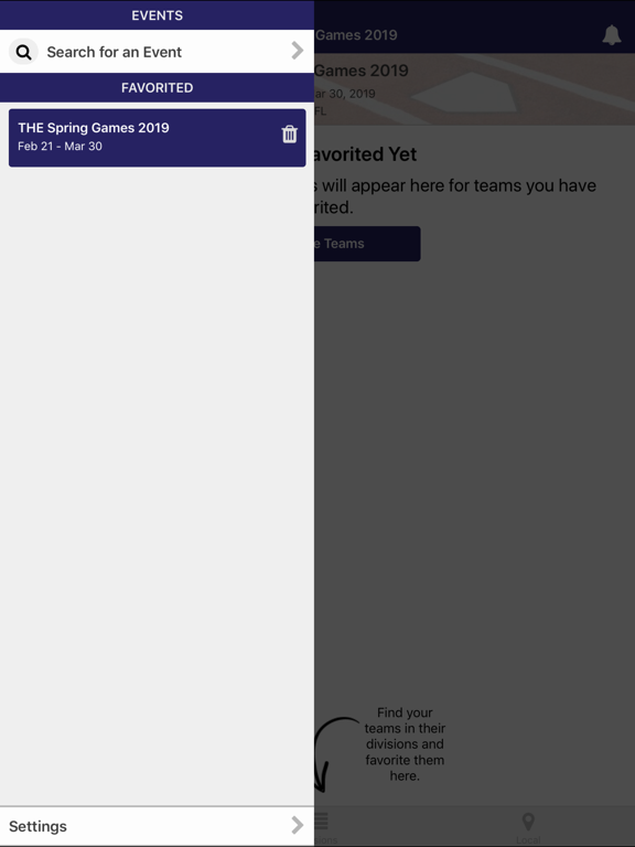 THE Spring Games iPad screenshot 1 - Sports app