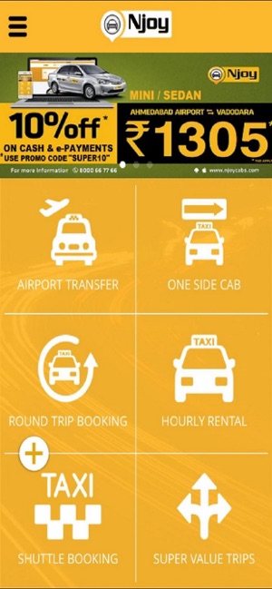 Njoy Cabs - Outstation Taxi(圖1)-速報App