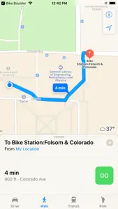 Bike Stations Boulder screenshot #3 for iPhone