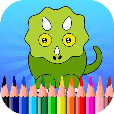 Toddler Dinosaur Coloring Game