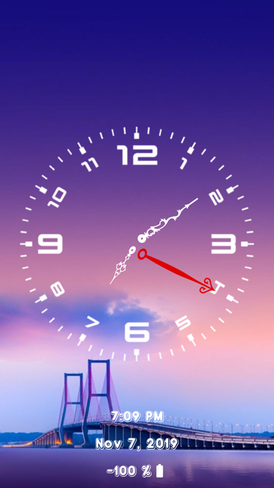 アナログ時計 ウィジェット:デスクトップ時計,ロック画面時間のおすすめ画像4