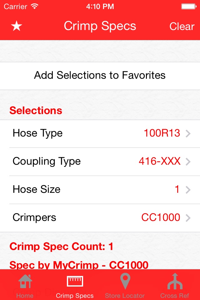 MyCrimp – Crimp Spec Tool screenshot 2