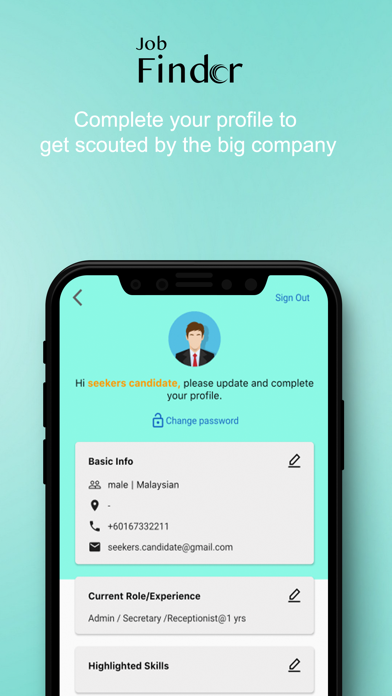 Seekers Job Finder Screenshot