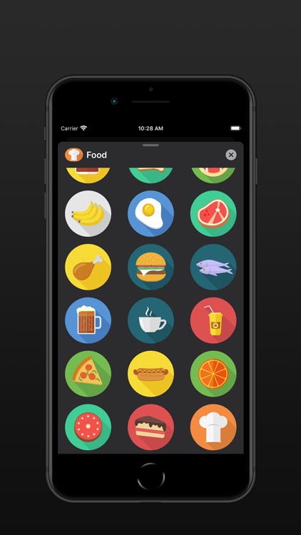 Food sticker collection