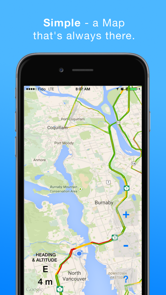 #1. HeadsUp Drive: Traffic App (iOS) 由: Duncan Wilcock