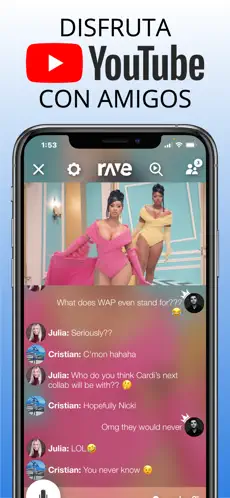 Captura 3 Rave – Watch Party iphone