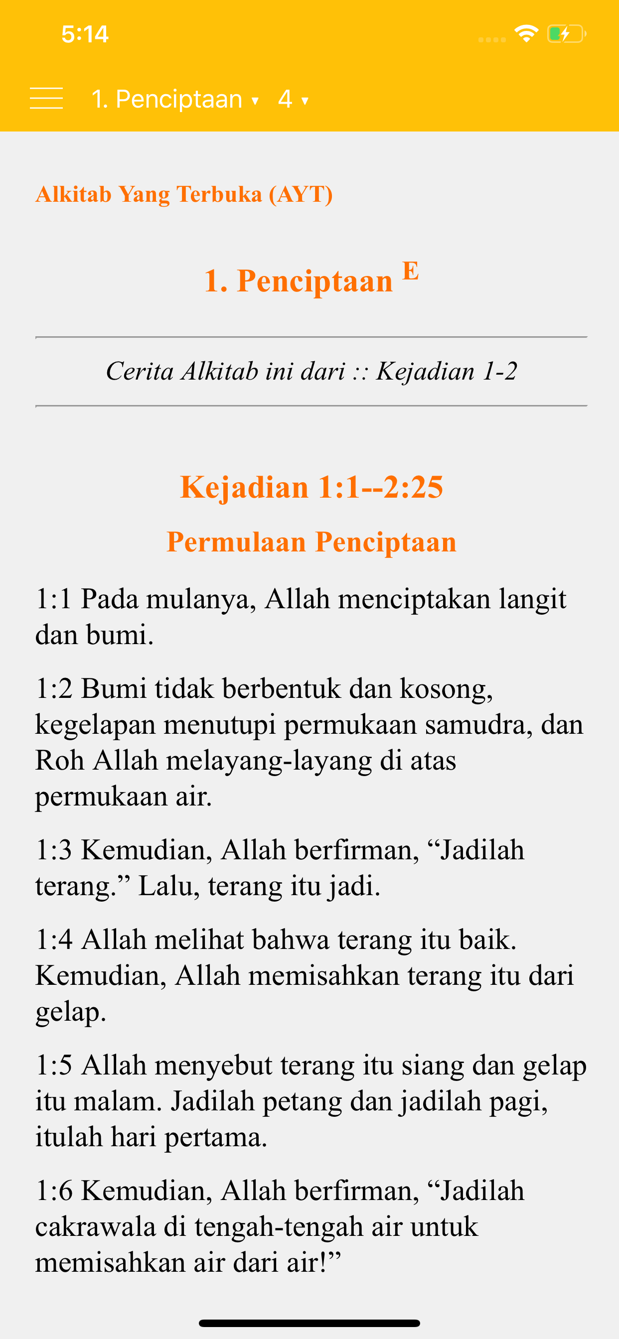 Cerita Alkitab Terbuka