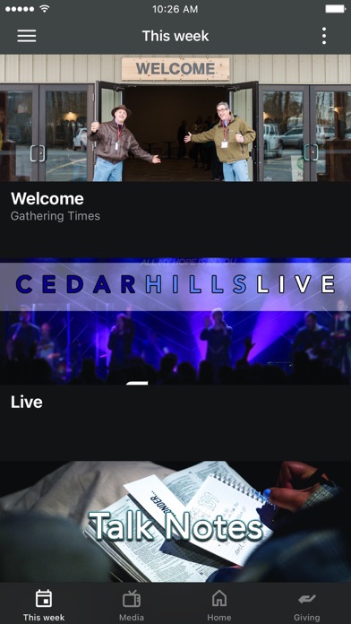 Cedar Hills Church Screenshot