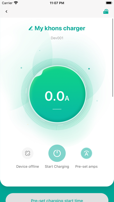Khons Smart EV Charger Screenshot