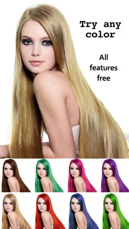 Game screenshot Hair Color Lab Изменить цвет apk