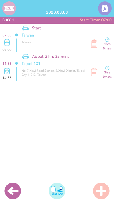 I'M Itinerary screenshot 4