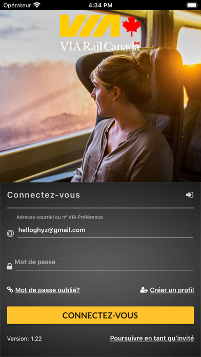 Screenshot #1 pour VIA Rail