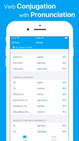 Game screenshot iRregular: Learn Spanish Verbs apk