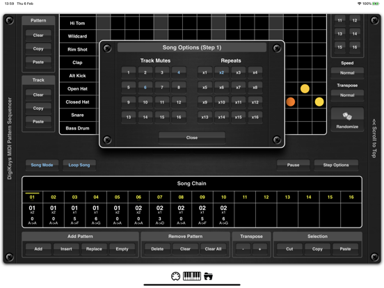 Screenshot #6 pour DigiKeys AUv3 Sequencer Plugin