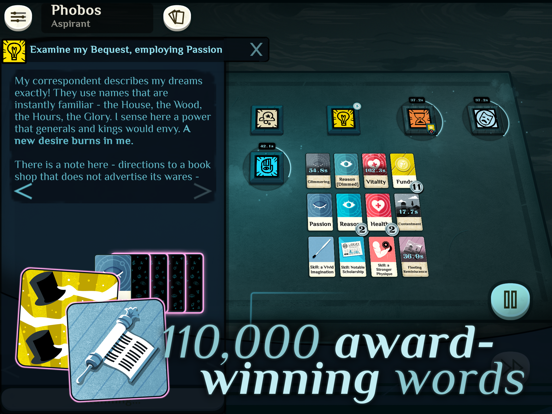 Cultist Simulator iPad app afbeelding 2