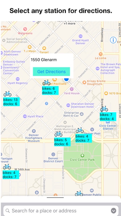 Bike Stations Denver