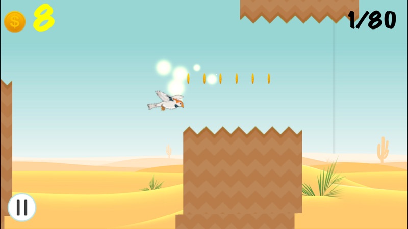 Tiny bird-adventure game screenshot 2
