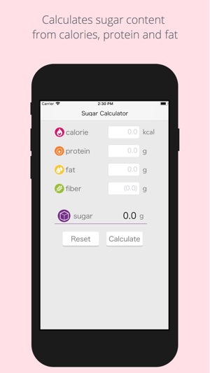 Sugar Calculator