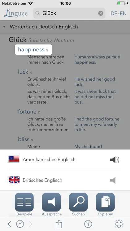 Dictionary Linguee ekran görüntüsü 3 / 5