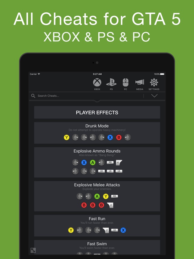 All Cheats For Gta 5 On The App Store - all cheats for gta 5 on the app store
