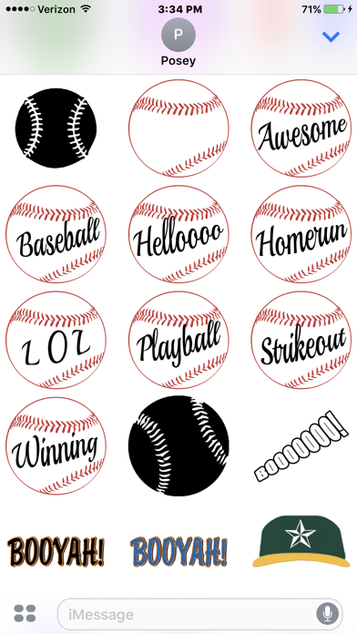 Baseball Stickers Screenshot