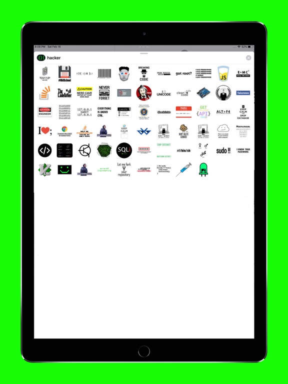 Screenshot #4 pour Hacker Sticker Pack