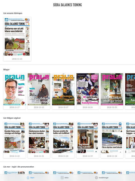 Screenshot #4 pour Södra Dalarnes Tidning e-tidn
