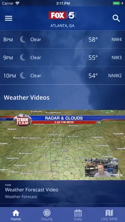 FOX 5 Storm Team Weather Radar iPhone image 2
