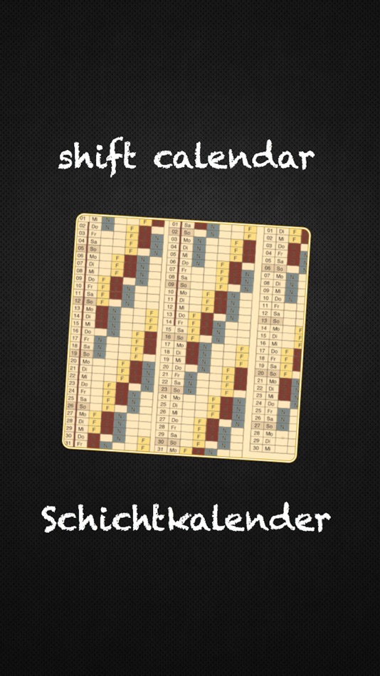 #1. shift calendar pro (iOS) 由: Alex Gugel