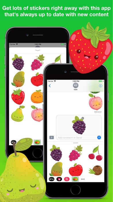 FruitMoji Stickers Pro screenshot 3