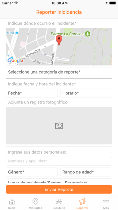App screenshot