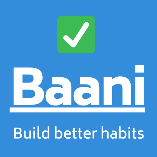 Baani- Build better habits