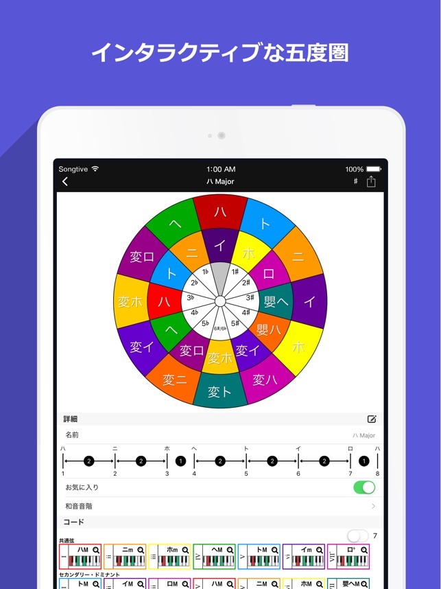 コードとスケールの究極リスト をapp Storeで