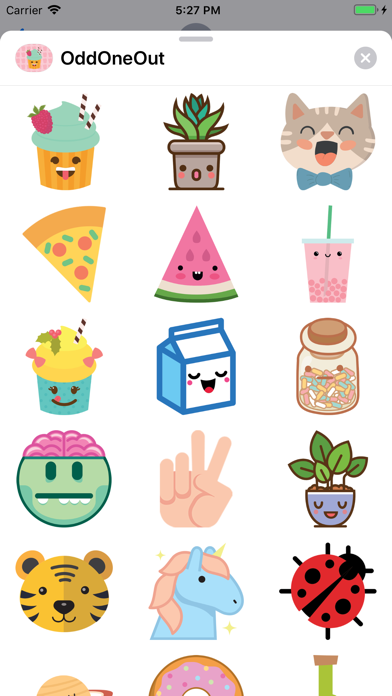 Odd One Out Sticker Pack screenshot 2