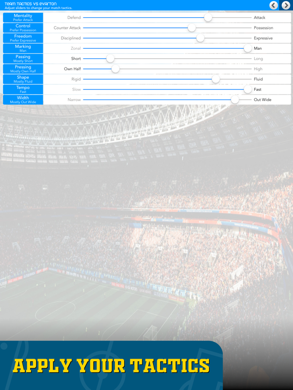 Superstar Football Manager iPad screenshot 5 - Games app