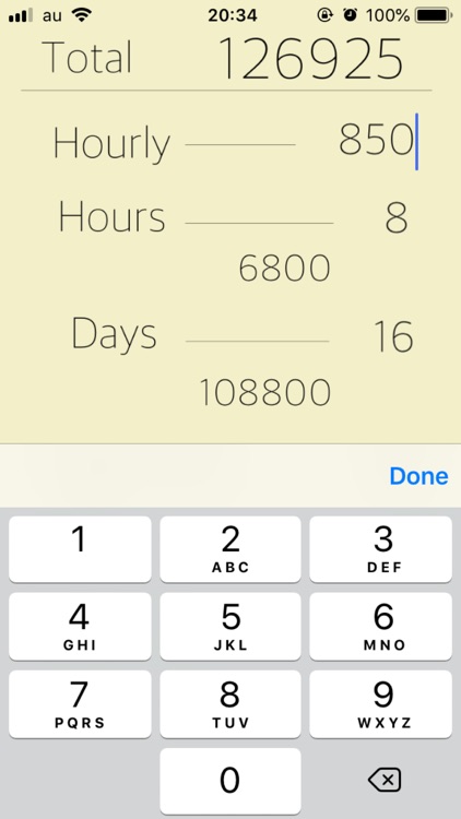 Hourly Clac