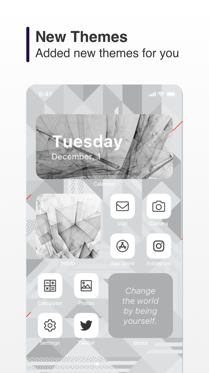 Aesthetic Icons Widgets Theme