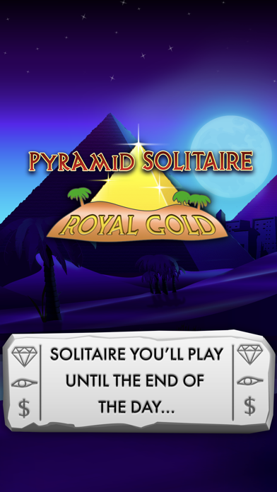 Pyramid Solitaire Royal Gold screenshot 3