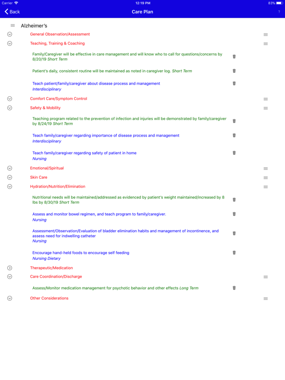 Screenshot #6 pour Care Planning Made Easy