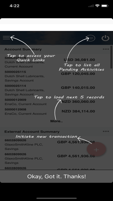 NOVA Mobile Banking Screenshot