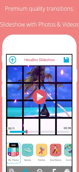 Game screenshot HexaBox: SlideShow with Music apk