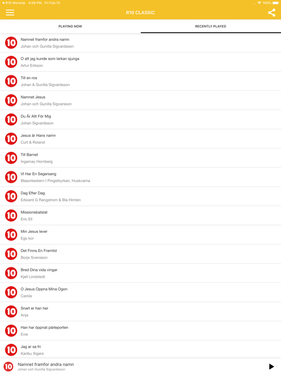 Screenshot #5 pour Radio 10 Classic