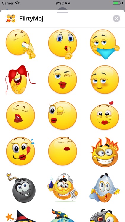 FlirtyMoji - Flirting Emojis screenshot-9