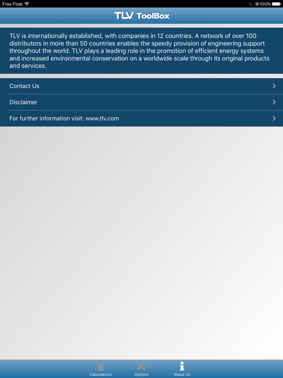 TLV ToolBox iPad screenshot 5 - Utilities app