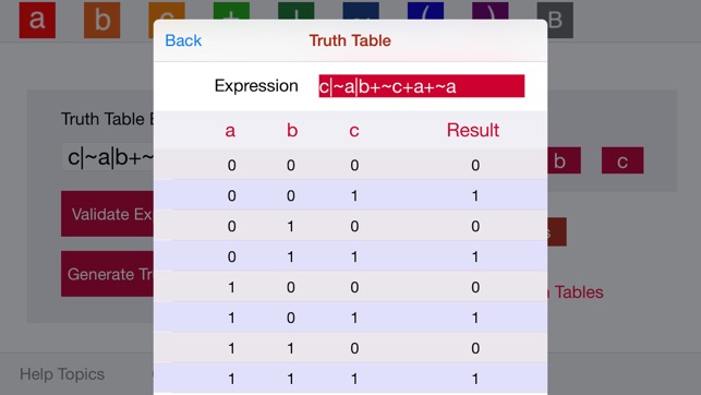 Logic Truth Tables(圖3)-速報App